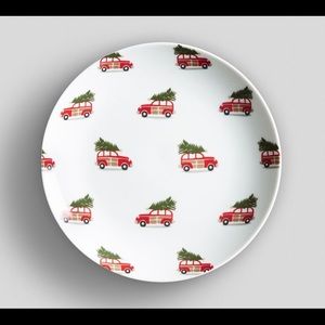 Pottery barn woody car appetizer plates set/4 NWT
